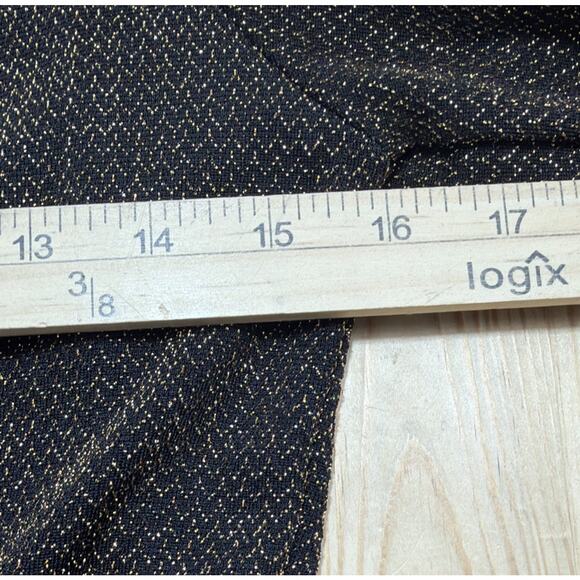 Vintage Tiffany & Grey Cardigan Metallic Gold Black Size Small Made In USA - Picture 4 of 6